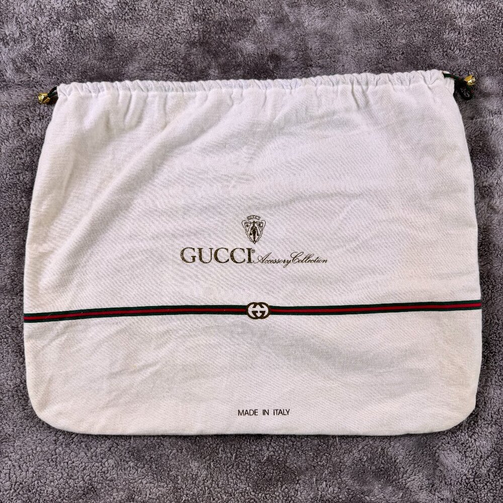 Vintage Gucci Drawstring Dust Bag Made in Italy